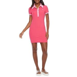 NWOT Juicy Couture Pink Polo Bodycon Dress